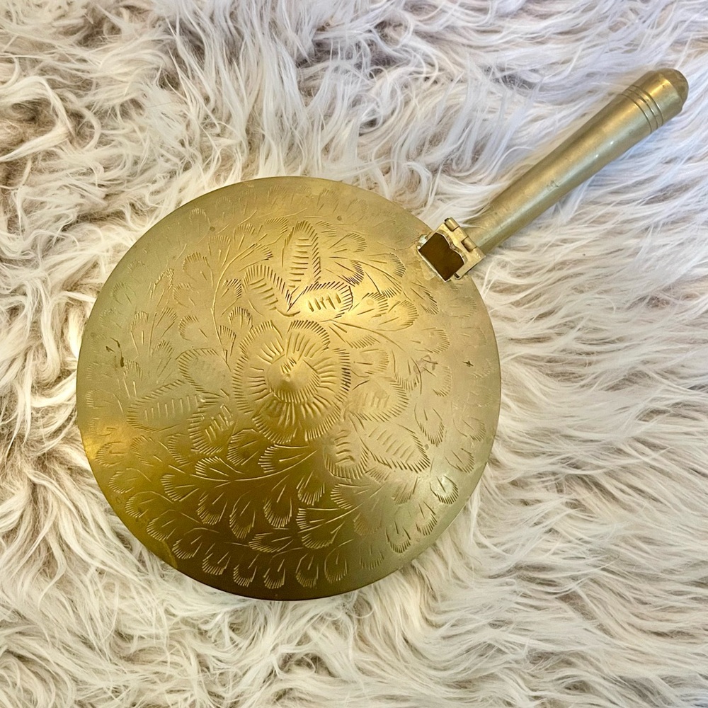 Vintage Brass Crumb Catcher